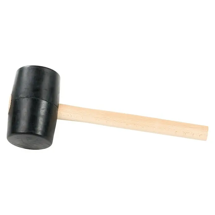 Martillo de goma Ytong - Material mango: Madera, Diámetro cabeza: 90 mm