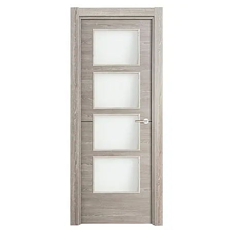 Puerta acristalada Roble Finlandés vidriera 100
