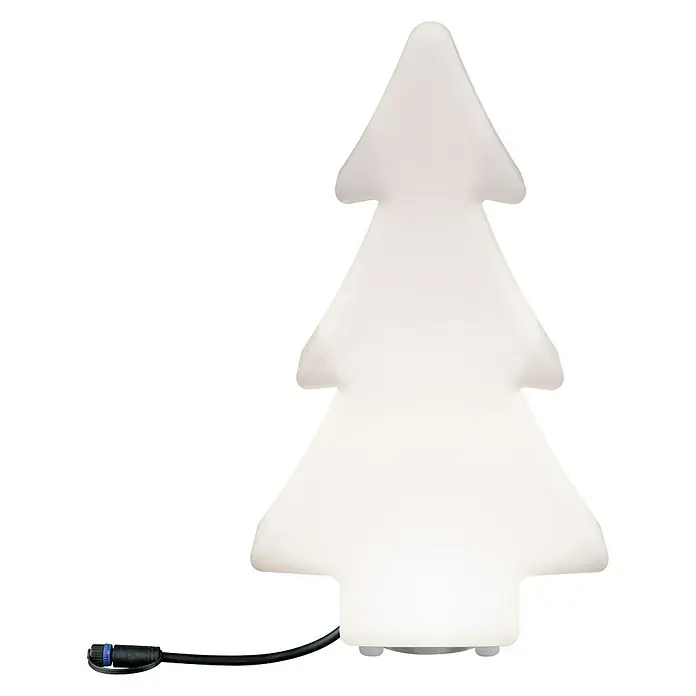 Paulmann Plug & Shine LED-Dekoleuchte Tree - 2,8 W, Weiß, L x B x H: 14 cm x 28 mm x 49 cm - Vorderansicht