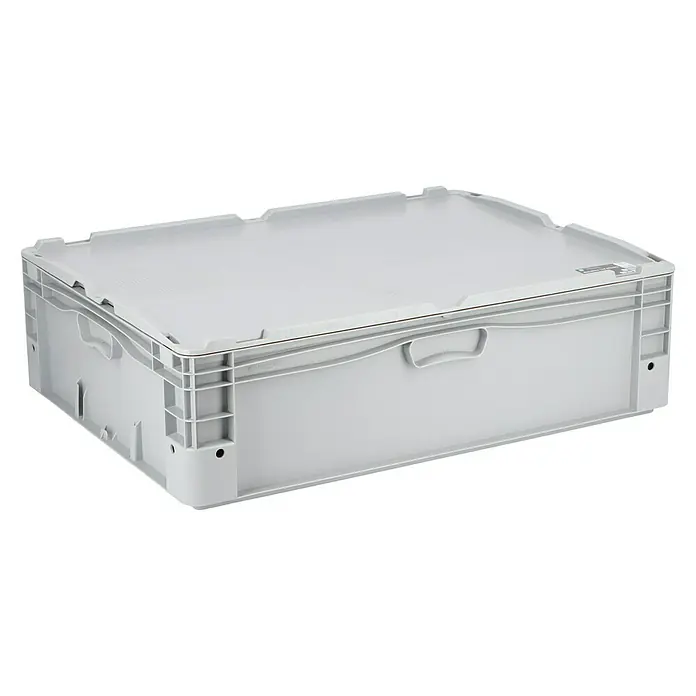 Surplus Systems Eurobox - L x An x Al: 80 x 60 x 22 cm, Plástico, Gris