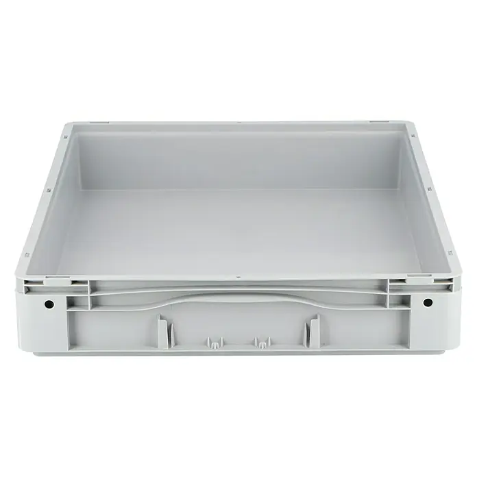 Surplus Systems Eurobox - L x B x H: 80 x 60 x 12 cm, Kunststoff, Grau