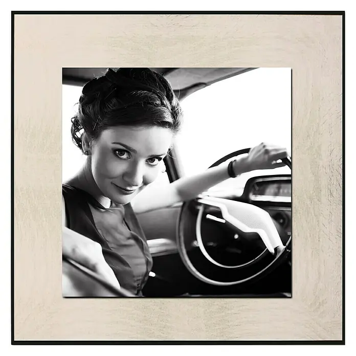 Cuadro - Chica al volante, An x Al: 66 x 66 cm