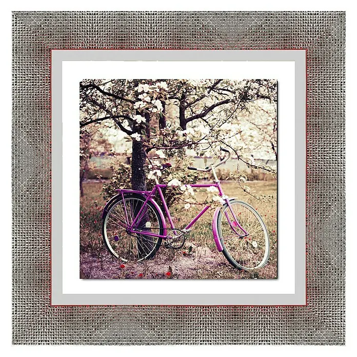 Cuadro - Bicicleta violeta, An x Al: 67 x 67 cm