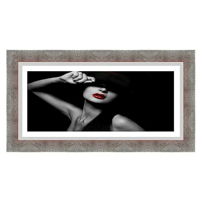 Cuadro - Labios rojos, An x Al: 129 x 70 cm