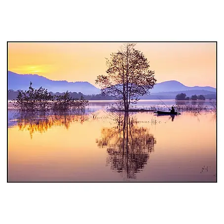 Cuadro de vidrio Lake