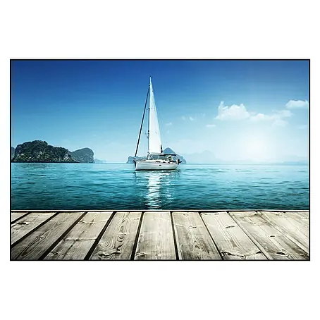 Cuadro de vidrio Boat