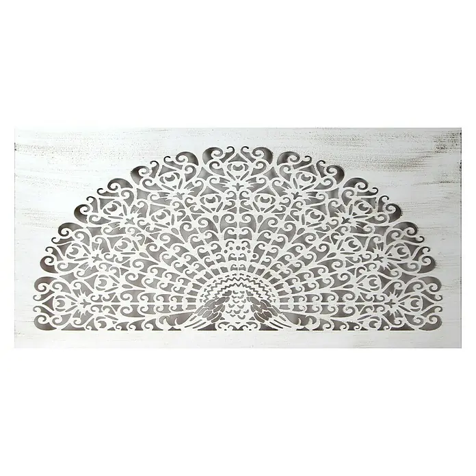 Cuadro de madera Mándala 155 - Mosaico, An x Al: 150 x 80 cm