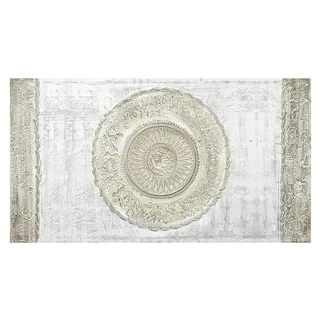 Cuadro con relieve Rosetón