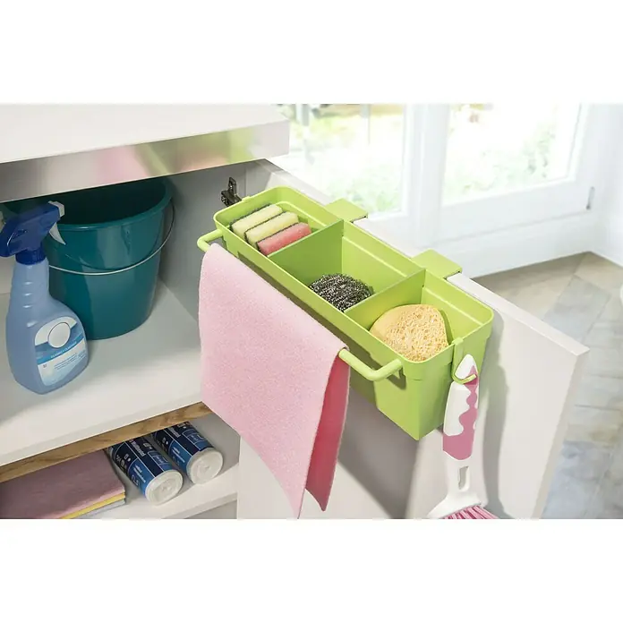 Ruco Spülbecken-Organizer - L x B x H: 30 x 10 x 13 cm, Grün - Stimmungsaufnahme