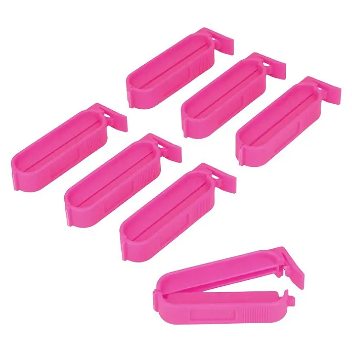Metaltex Clips - 7 Stk., L x B x H: 6 x 1,2 x 1,2 cm - Detailaufnahme