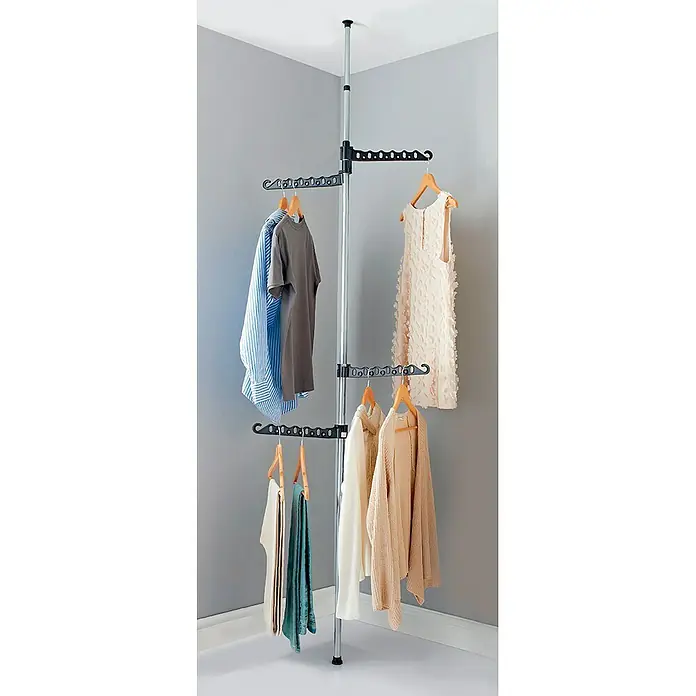 Juego de barras para ropa - Apto para: Prendas de vestir, Blanco