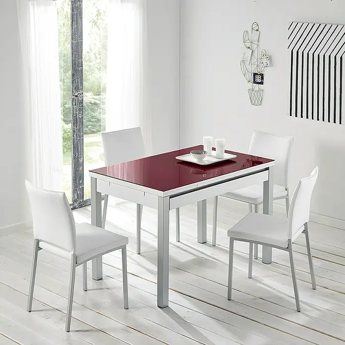 Silla Paki - L x An x Al: 85 x 43 x 51 cm, Blanco