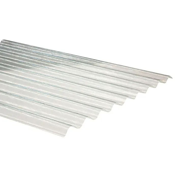 Placa ondulada de poliéster Minionda - 150 cm x 110 cm x 0,8 mm, Natural