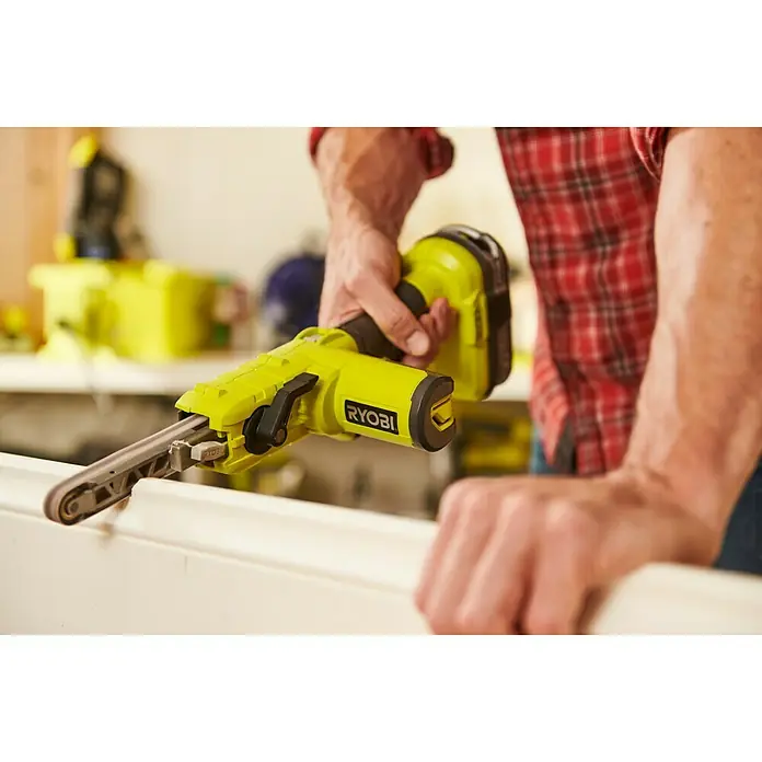 Ryobi ONE+ Lijadora de banda de batería R18PF-0 - 18 V, Sin batería, Velocidad de cinta: 0 m/min - 630 m/min