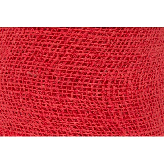 Windhager Jute-Gewebematte Wickelstreifen - L x B: 25 m x 10 cm, Rot