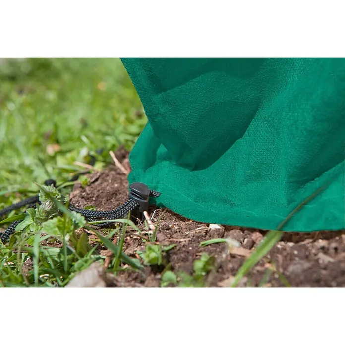 Windhager Winterschutzvlies Rosen-Haube - B x H: 75 cm x 1 m, Grün, Grammatur: 30 g/m², 3 Stk.