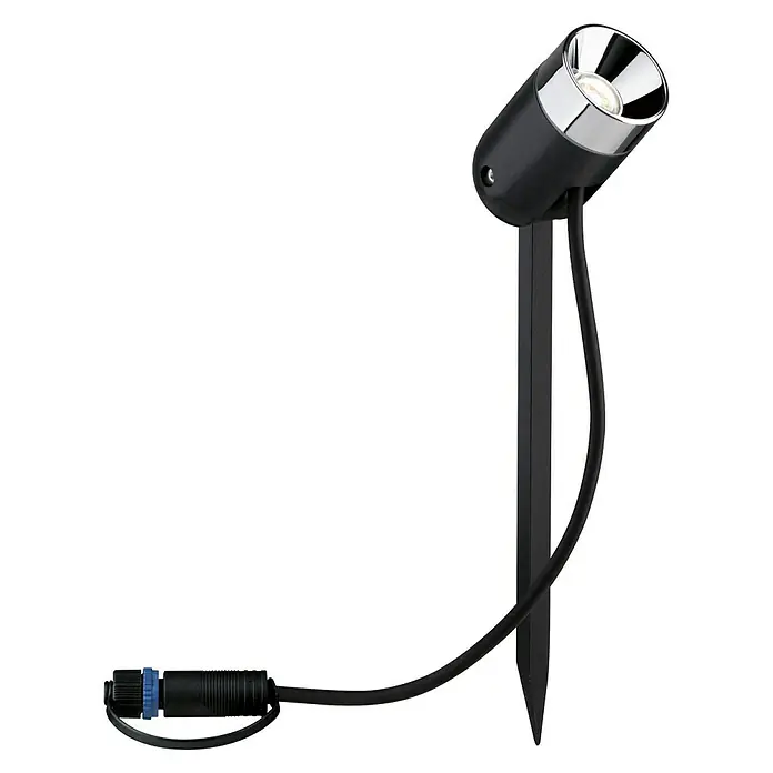 Paulmann Plug & Shine LED-Gartenspot Pike - Leistung: 3,5 W, Spannung: 24 V, IP65, Höhe: 31 cm - Vorderansicht