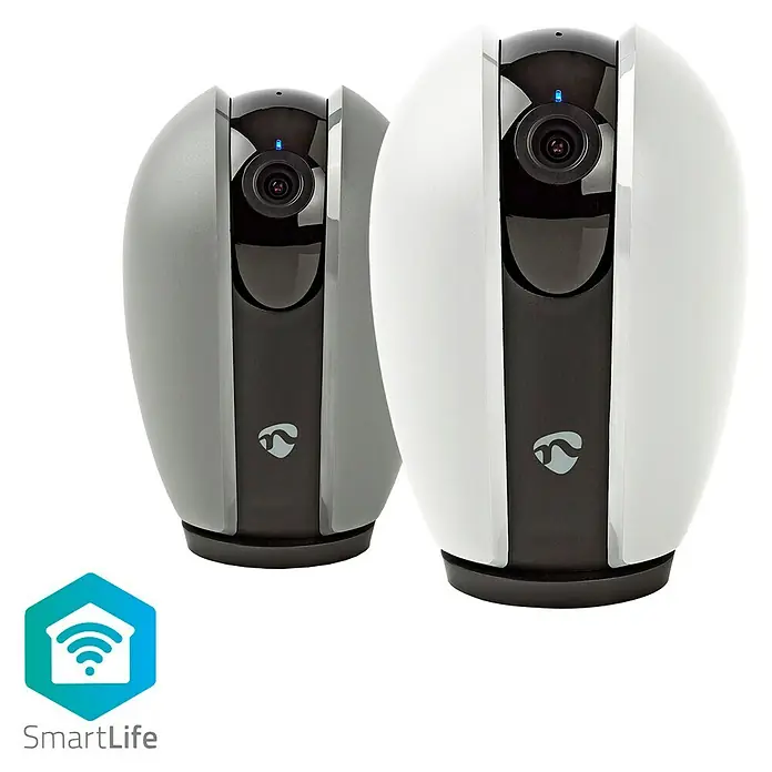 Nedis Smartlife IP-Innenkamera - Netzbetrieben, 1.280 x 720 Pixel, 110 ° - Vorderansicht