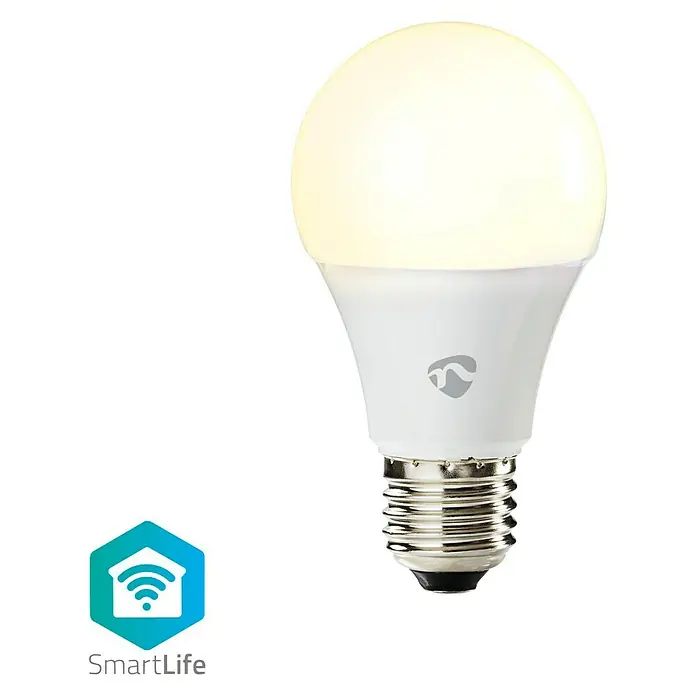 Nedis Smartlife LED-Leuchtmittel - 1 Stk., E27, 9 W, Warmweiß, Dimmbar - Vorderansicht