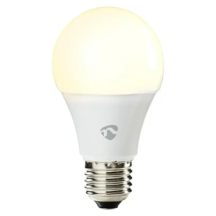Nedis Smartlife LED-Leuchtmittel - 1 Stk., E27, 9 W, Warmweiß, Dimmbar - Vorderansicht