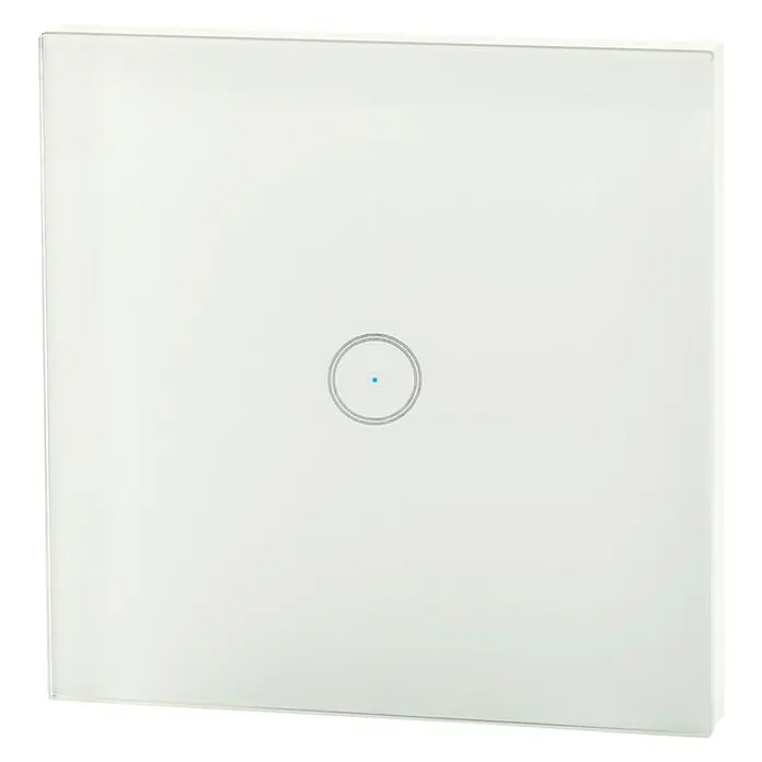 Nedis Smartlife Funk-Lichtschalter - 1-fach, Weiß, Max. Anschlussleistung: 300 W - Vorderansicht