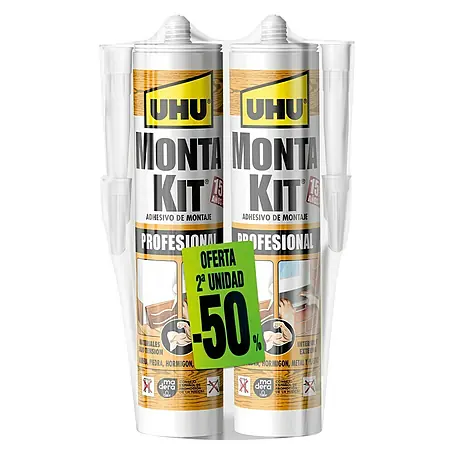 UHU  Adhesivo para montaje Monta Kit Profesional