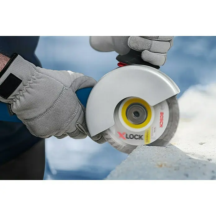 Bosch Professional X-Lock Winkelschleifer GWX 14-125 X-Lock - 1.400 W, Durchmesser Scheibe: 125 mm, Leerlaufdrehzahl: 11.000 U/min