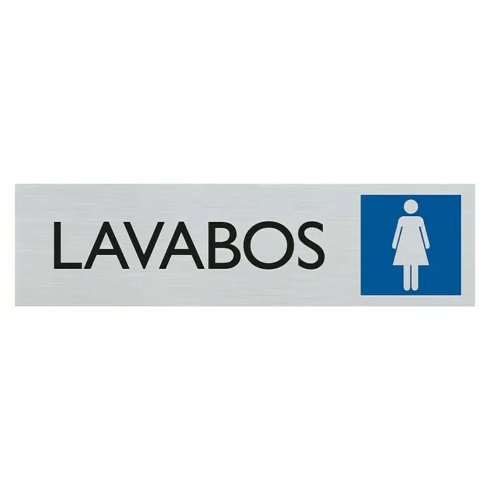 Pickup Rótulo - Plateado, Motivo: Lavabo para mujeres