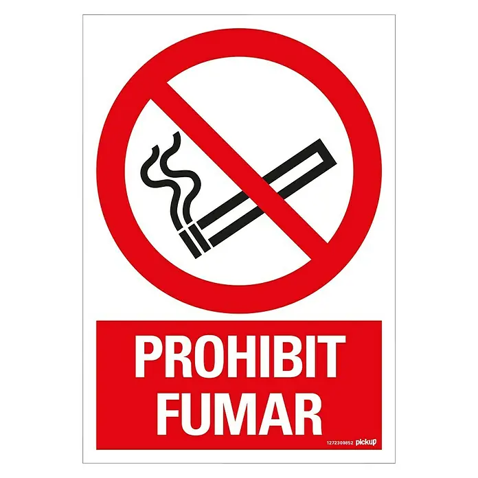 Pickup Señal de prohibición catalán - Motivo: Prohibido fumar, L x An: 33 x 23 cm