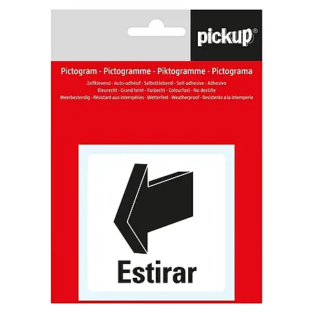 Pickup  Etiqueta adhesiva catalán
