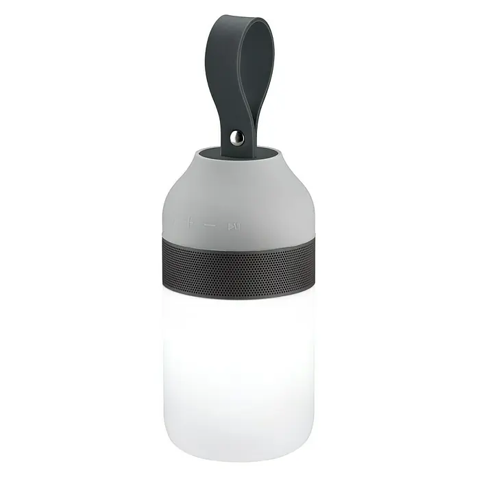 Paulmann Mobiles LED-Licht Clutch - 10 W, Grau, Weiß, Höhe: 19 cm, IP44 - Vorderansicht