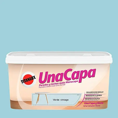 Titanlux Una Capa Pintura para paredes