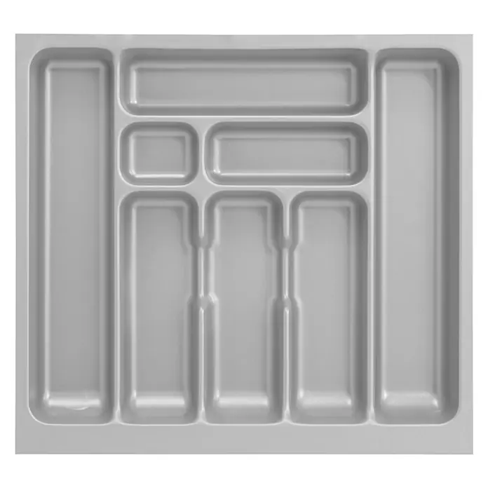 Optifit Besteckkasten - 47,3 x 51,8 x 5 cm, Silbergrau