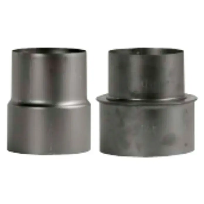 Bertrams Ofenrohrreduzierung - Durchmesser: 120 mm - 130 mm, Gebläut, Blauglanz