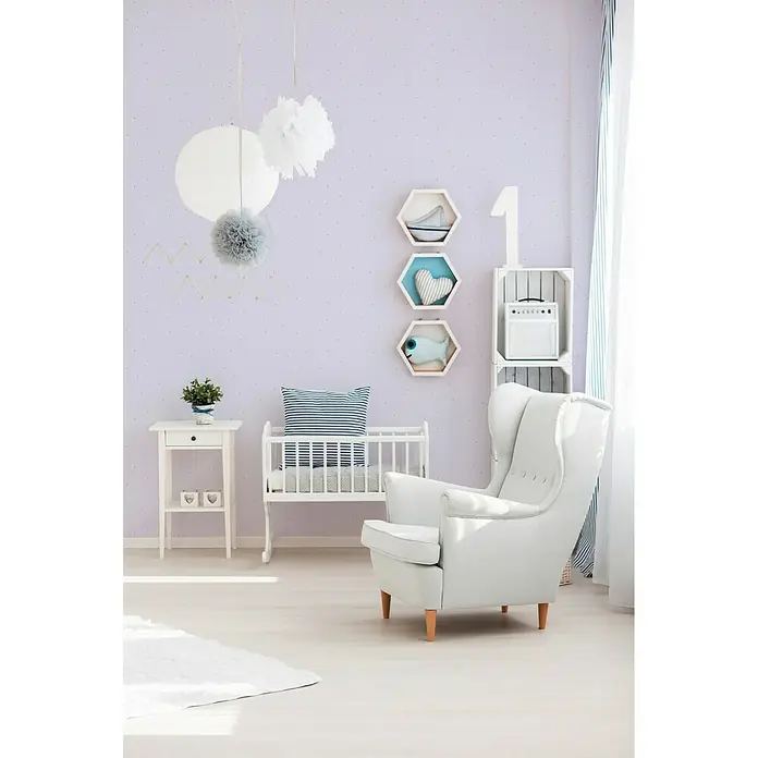 AS Creation Boys And Girls 6 Vliestapete Punkte - Blau, Grafisch, 10,05 x 0,53 m - Stimmungsaufnahme