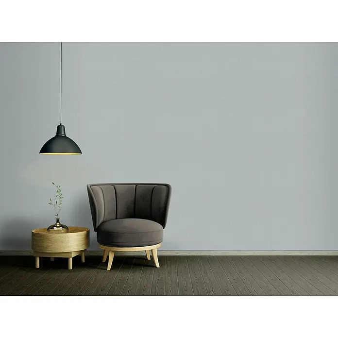 AS Creation Character Vliestapete - Blau/Grau, Uni, 10,05 x 0,53 m - Stimmungsaufnahme