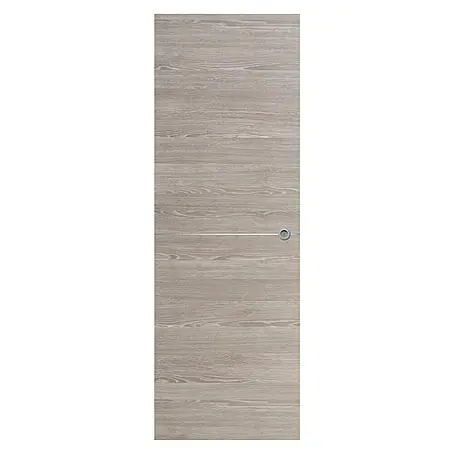 Puerta corredera de madera Roble Finlandés 100AL con uñero