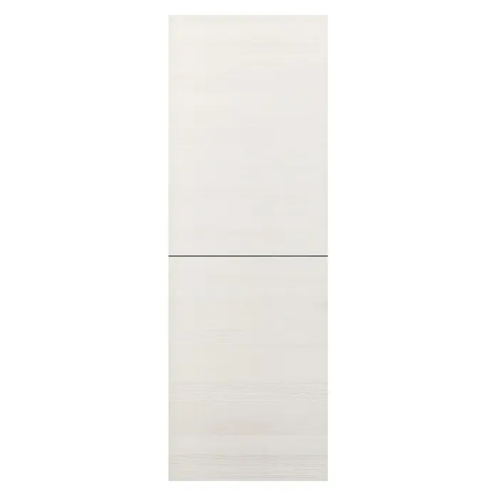 Puerta corredera de madera Fresno Eslovenia 100 - 72,5 x 203 cm, Blanco, Macizo
