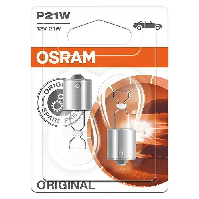 Osram Žarulja za kočiono svjetlo P21W - P21W, 2 Kom. - Pogled sprijeda