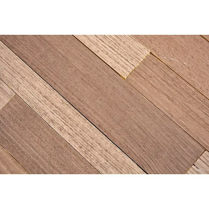 Selbstklebemosaik Woodland SWM PW1 - 30 x 30 cm, Holz, Braun/Beige - Detailaufnahme