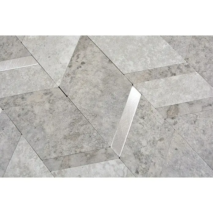Selbstklebemosaik SAM 4AR42CLG - 28 x 29 cm, Vinyl, Grau - Detailaufnahme