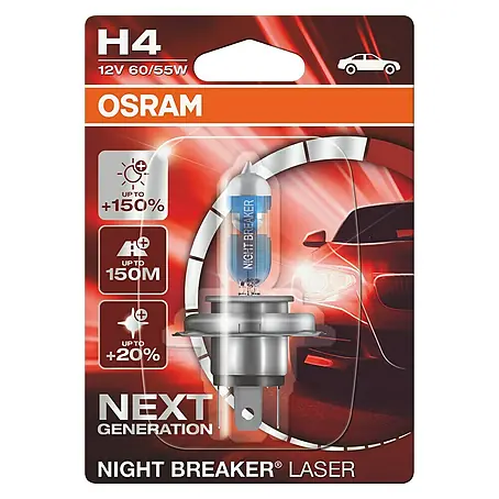 Osram  Halogeenkoplamp Night Breaker Laser H4