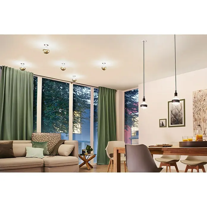 Paulmann LED-Leuchtmittel Globe - 1 Stk., E27, 5 W, Warmweiß, Gold - Stimmungsaufnahme