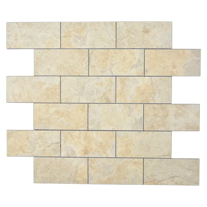 Selbstklebemosaik SAM 4SW14LB - 29,5 x 29 cm, Vinyl, Beige - Vorderansicht