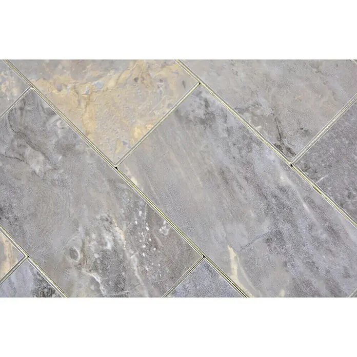 Selbstklebemosaik SAM 4SW13MLG - 29,5 x 29 cm, Vinyl, Grau - Detailaufnahme