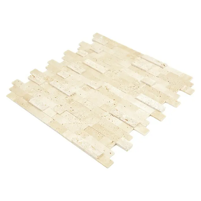 Selbstklebemosaik SAM 4NM42 - 30 x 27,5 cm, Naturstein, Beige - Ansicht von oben