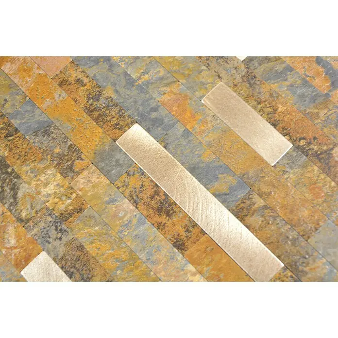 Selbstklebemosaik SAM 4IL28MSG - 30 x 29 cm, Vinyl, Gold/Bronze - Detailaufnahme