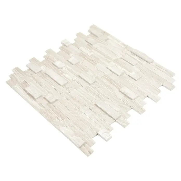Selbstklebemosaik SAM 4NM02 - 30 x 27,5 cm, Naturstein, Beige - Ansicht von oben