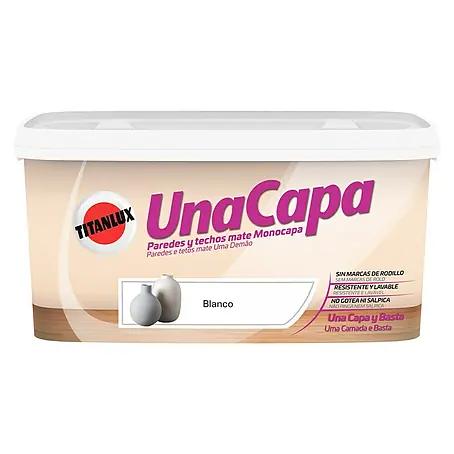 Titanlux Una Capa Pintura para paredes