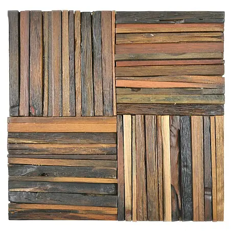 Mosaikfliese Quadrat Boat Old Wood BOWD 27